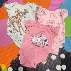 Disney Green and Pink Bodysuits One Piece Collection